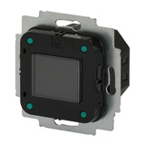 Busch-Jaeger Digital Audio Broadcasting Plus und Radio Stereo Radiowecker Unterputzmontage 8215 U-101 schwarz (glänzend), Retail