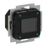 Busch-Jaeger Digital Audio Broadcasting Plus und Radio Stereo Radiowecker Unterputzmontage 8215 U-101 schwarz (glänzend), Retail