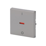 Busch-Jaeger Kontrollwippe mit Aufdruck Ein Aus edelstahl, Retail