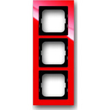 Busch-Jaeger Rahmen 3-fach rot, Retail