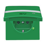 Busch-Jaeger Schutzkontakt Steckdosen Einsatz grün, Retail