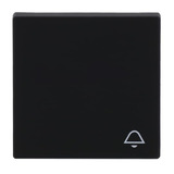 Busch-Jaeger Wippe mit Aufdruck 2520 Klingel Symbol schwarz, Retail