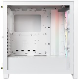 Corsair iCUE 4000D RGB AIRFLOW True White, Tower-Gehäuse weiß, Tempered Glass