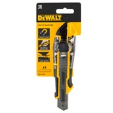 DeWALT Cutter mit Abbrechklinge und Gewinderad, 18mm, Teppichmesser schwarz/gelb