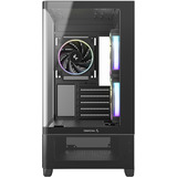 DeepCool CG380U 3F, Tower-Gehäuse schwarz, Panoramaglas-Gehäuse