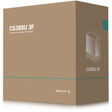 DeepCool CG380U 3F, Tower-Gehäuse schwarz, Panoramaglas-Gehäuse