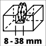 Einhell Mauer-Nutfräse TE-MA 1700 rot/schwarz, 1.500 Watt