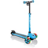 GLOBBER One K E-Motion Plus 4 Plus, E-Scooter hellblau, mit Leuchtrollen