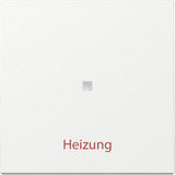 Gira Wippe Kontrollfenster und Heizung Ein Aus weiß, Retail