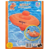 Happy People BEMA Sitzring quadratisch, ca. 70 x 72cm, Schwimmring orange, für Kinder bis 1 Jahr, bis 11kg