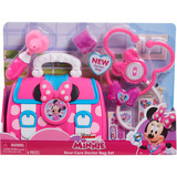 Just Play Disney Junior Minnie Mouse Bow-Care Doctor Bag Set, Kinderhaushaltsgerät 
