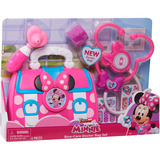 Just Play Disney Junior Minnie Mouse Bow-Care Doctor Bag Set, Kinderhaushaltsgerät 