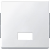 Merten Wippe mit Symbolfenster rechteckig für Kontrollschalter- und Tastereinsatz Typ 343819 weiß (glänzend), Retail
