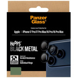 PanzerGlass Hoops Kameraschutz, Schutzfolie schwarz, iPhone 17 Pro Max / 16 Pro / 16 Pro Max