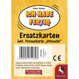 Pegasus Ich habe fertig - Ersatzkarten inkl. Promo "Urkunde", Kartenspiel Erweiterung