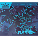  Pokémon-TCG: Mega-Entwicklung - Fatale Flammen - Top-Trainer-Box, Sammelkarten 