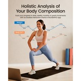 Renpho Elis Nova , Waage schwarz, Bluetooth, WLAN