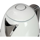 SMEG 50's Style KLF03WHEU, Wasserkocher weiß/chrom, 1,7 Liter