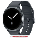 Samsung Galaxy Watch8, Smartwatch dunkelgrau, 40 mm, LTE, Sport Band S/M