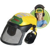 Theo Klein Bosch - Waldarbeiter Helm mit Visier, Gartenspielgerät 