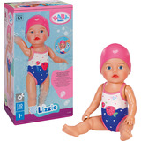 ZAPF Creation Baby born Schwimmende Lizzie 30cm, Puppe 
