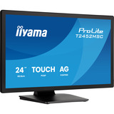 iiyama ProLite T2452MSC-B2AG, LED-Monitor 60.5 cm (24 Zoll), schwarz (matt), FHD, IPS, Touchscreen, HDMI, DP, Entspiegelung, 120Hz Panel