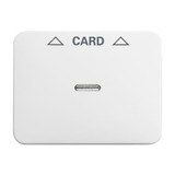 0 Zentralscheibe Steckwippen glänzend für Cardschalter, Abdeckung Retail