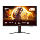 AOC 27G4HA, Gaming-Monitor 68.6 cm (27 Zoll), schwarz (matt), FullHD, Fast-IPS, HDMI, DP, Lautsprecher, 200Hz Panel