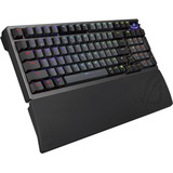ASUS ROG Azoth 96 HE, Gaming-Tastatur schwarz, DE-Layout, ROG HFX V2