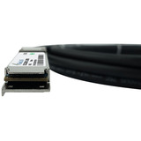 BlueOptics BlueLAN Direct Attach Kabel kompatibel zu NVIDIA MCP1600-C001 QSFP28 schwarz, 1 Meter