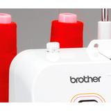 Brother Mechanische Nähmaschine M343D - Overlockmaschine weiß/rot