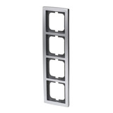 Busch-Jaeger Rahmen vierfach chrom, Retail