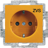 Busch-Jaeger Schutzkontakt Steckdosen Einsatz orange, Retail