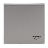 Busch-Jaeger Wippe mit Aufdruck edelstahl, Retail