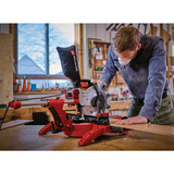 EINHELL Zug-Kapp-und Gehrungssäge TC-SM 2534/1 Dual, Kapp- und Gehrungssäge rot/schwarz, 2.100 Watt