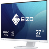 EIZO FlexScan EV2740S-WT, LED-Monitor 68.5 cm (27 Zoll), weiß, UltraHD/4K. IPS, USB-C, HDMI, DP, USB-Hub