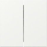 Gira Wippe zweifach gerade weiß, Retail