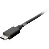 HP USB Adapter, USB-C Stecker > RJ-45 Buchse schwarz, 10cm, Gigabit LAN 10/100/1.000 Mbit/s