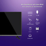 JVC LT-32VH7555, LED-Fernseher 80 cm (32 Zoll), schwarz, WXGA, Tripple Tuner, TiVo