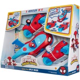 Jazwares Spidey Team Split Racer - Jet + 2 Motorräder, Spielfahrzeug 