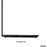 Lenovo ThinkPad T14 AMD G7 (21WV001YGE), Notebook schwarz, AMD Ryzen AI 5 PRO 440, AMD Radeon 840M, 16 GB DDR5, 512 GB (512 GB SSD), Windows 11 Pro