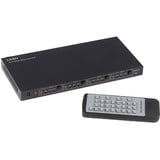 Lindy 4x4 HDMI 4K60 Matrix, HDMI Splitter schwarz