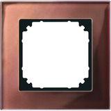 Merten Rahmen Glas einfach, glänzend, halogenfrei, Schutzart IP20, Klemm- und Schraubbefestigung Retail