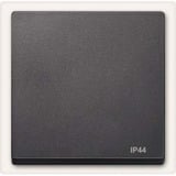 Merten Single Wippe für Wechselschalter Kreuzschalter und Taster anthrazit, Retail