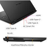OMEN 17-db1094ng, Gaming-Notebook schwarz, AMD Ryzen AI 9 365, NVIDIA GeForce RTX 5070, 32 GB DDR5, 1 TB (1 TB SSD), Windows 11 Home