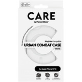PanzerGlass Urban Combat Case, Handyhülle transparent/weiß, iPhone 14 / 13, MagSafe