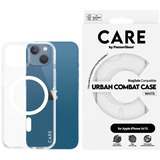 PanzerGlass Urban Combat Case, Handyhülle transparent/weiß, iPhone 14 / 13, MagSafe