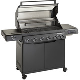 RÖSLE Gasgrill EPICFLAME Pro 6 schwarz, 800° Primezone, Backburner, Smart, Vario+ Grillrostsystem