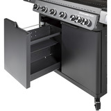 RÖSLE Gasgrill EPICFLAME Pro 6 schwarz, 800° Primezone, Backburner, Smart, Vario+ Grillrostsystem