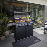 RÖSLE Gasgrill EPICFLAME Pro 6 schwarz, 800° Primezone, Backburner, Smart, Vario+ Grillrostsystem